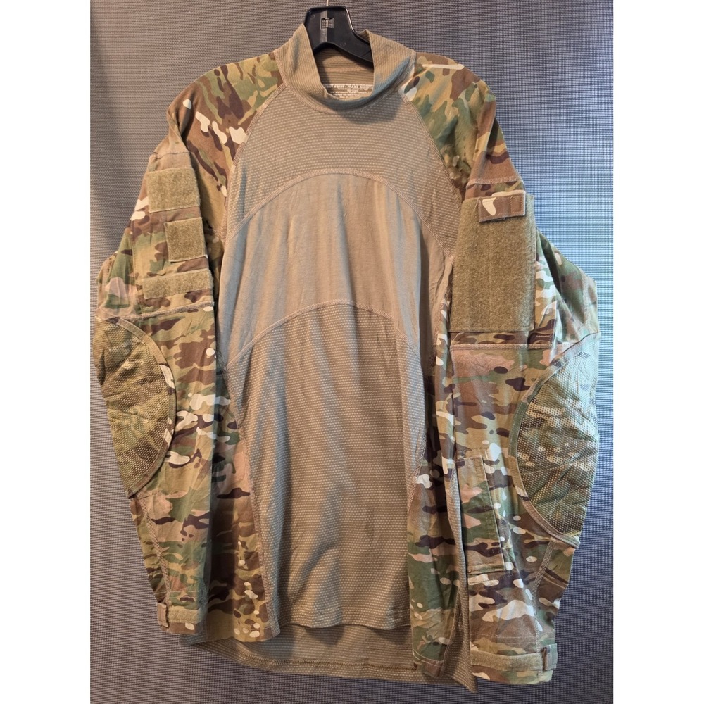US Army Combat Shirt Flame Resistant OCP Multicam Size Large Massif Military